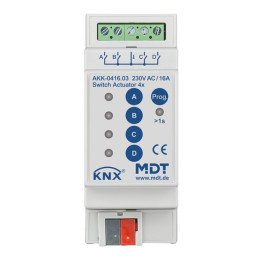 MDT AKK-0416.03 KNX-Schaltaktor Kompakt | 4-fach | AVS Domotec