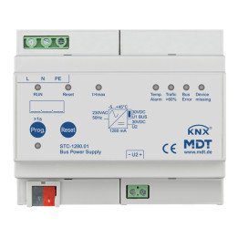 MDT STC-1280.01 KNX Busspannungsversorgung | 1280 mA, Diagnosefunktion