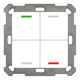 MDT BE-TAL55T4.01 KNX-Tastsensor Light 55 m. Temperaturs. | 4-fach, ne