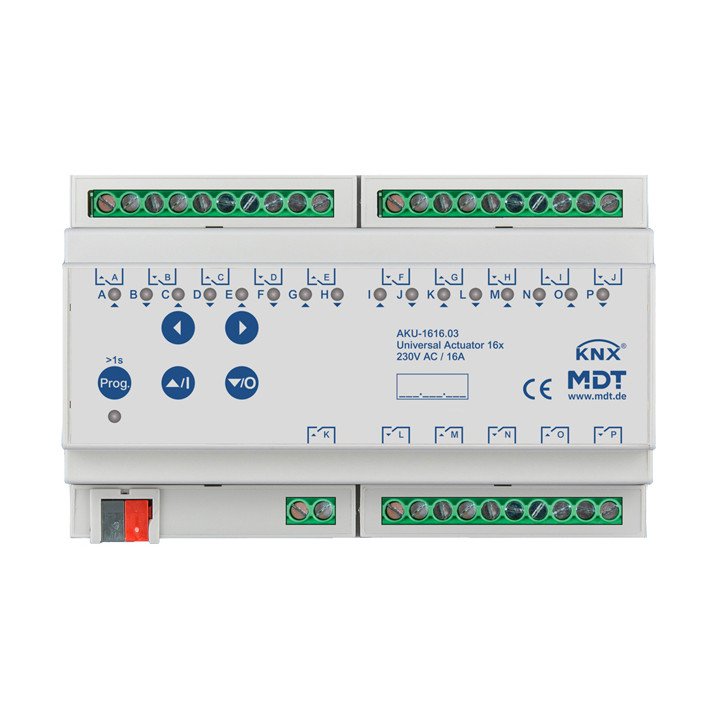 MDT AKU-1616.03 KNX-Universalaktor | 16-fach | AVS Domotec