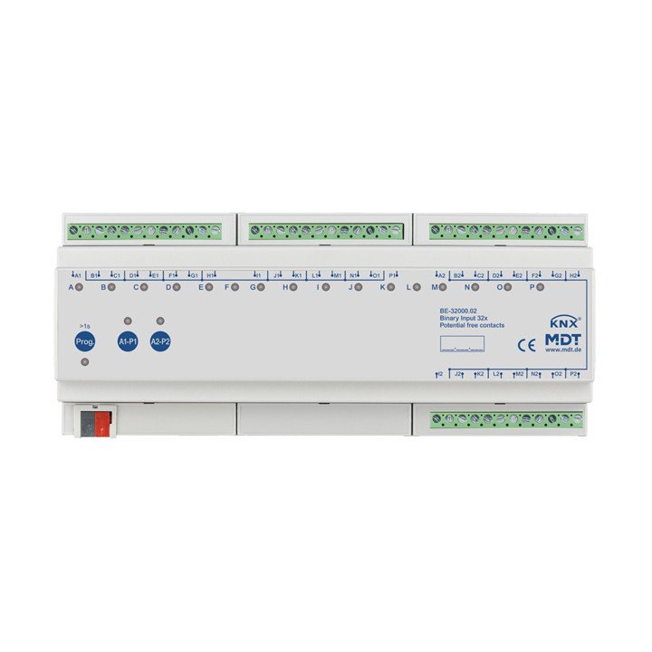 MDT BE-32000.02 KNX Binäreingang potentialfrei | 32-fach | AVS Domotec