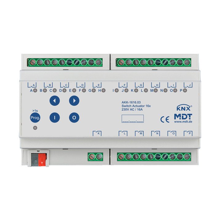 MDT AKK-1616.03 KNX-Schaltaktor Kompakt | 16-fach | AVS Domotec