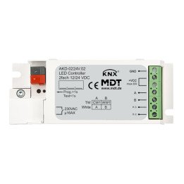 MDT AKD-0224V.02 KNX-LED-Dimmaktor DE | 2-fach | AVS Domotec