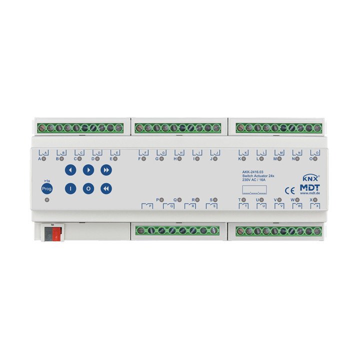 MDT AKK-2416.03 KNX-Schaltaktor Kompakt | 24-fach | AVS Domotec