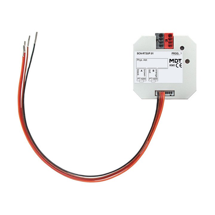 MDT SCN-RT2UP.01 Temperaturregler für PT1000 | 2-fach UP | AVS Domotec