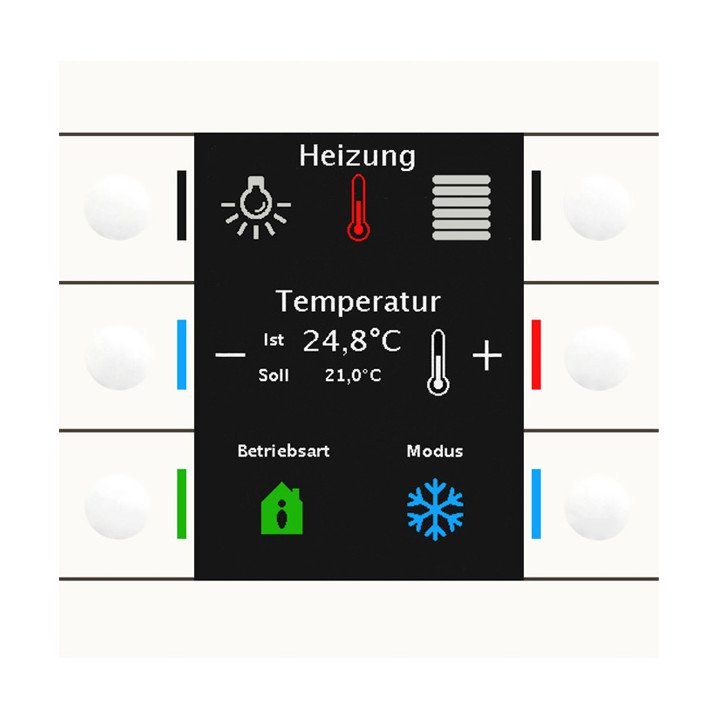 MDT BE-TAS86.02 KNX-Tastsensor Smart 86 | Standard | reinweiß glänzend
