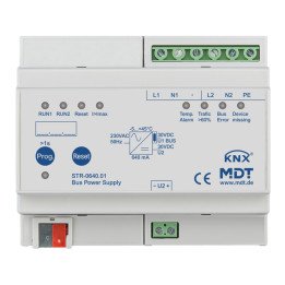 MDT STR-0640.01 KNX Busspannungsversorgung | 640 mA, Diagnosefunktion,