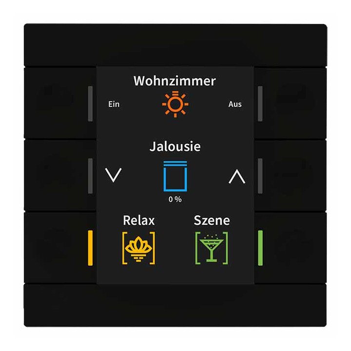 MDT BE-TAS8606.02 KNX-Tastsensor Smart 86 | Standard | schwarz matt | 