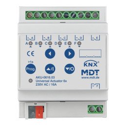 MDT AKU-0616.03 KNX-Universalaktor | 6-fach | AVS Domotec