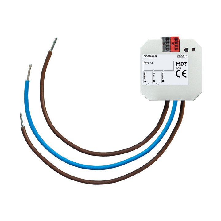 MDT BE-02230.02 KNX Tasterschnittstelle UP 230 V | 2-fach | AVS Domote