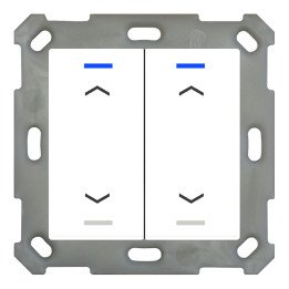 MDT BE-TAL5502.A1 KNX-Tastsensor Light 55 | 2-fach, Pfeile | reinweiß 