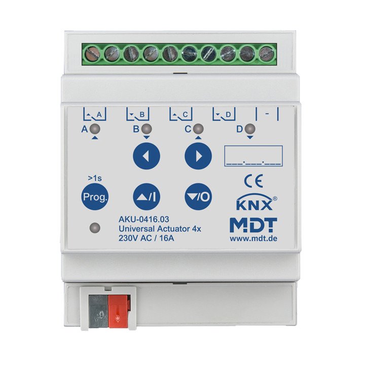 MDT AKU-0416.03 KNX-Universalaktor | 4-fach | AVS Domotec