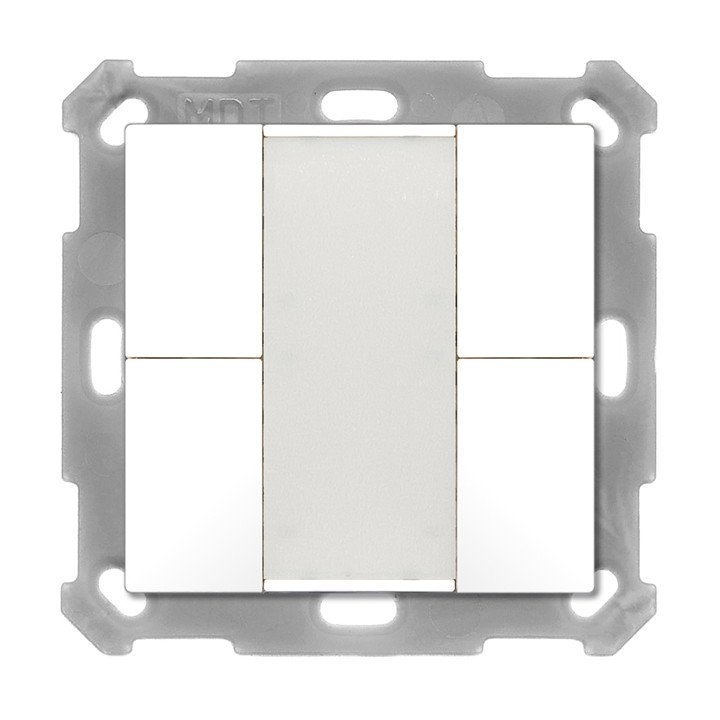 MDT BE-TA5504.02 KNX-Tastsensor 55 v2 | 4-fach | reinweiß matt | AVS D