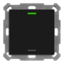 MDT BE-TAL550106.01 KNX-Tastsensor Light 55 | 1-fach, neutral | schwar