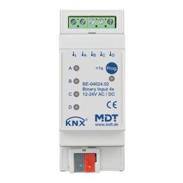 MDT BE-04024.02 KNX Binäreingang 24 V | 4-fach | AVS Domotec