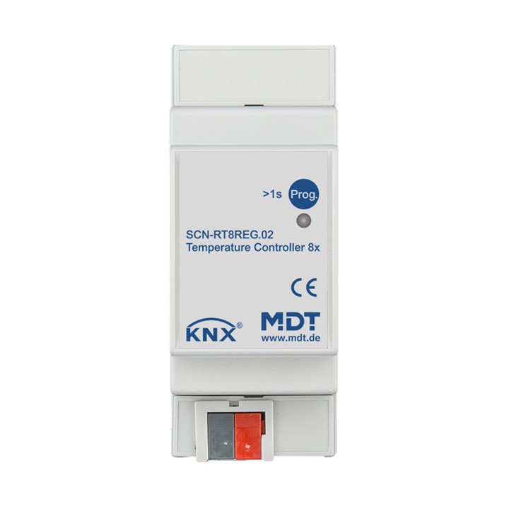 MDT SCN-RT8REG.02 KNX-Raumtemperaturregler REG | 8-fach | AVS Domotec