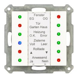 MDT SCN-LED55.01 LED-Anzeige 55 | reinweiß glänzend | AVS Domotec
