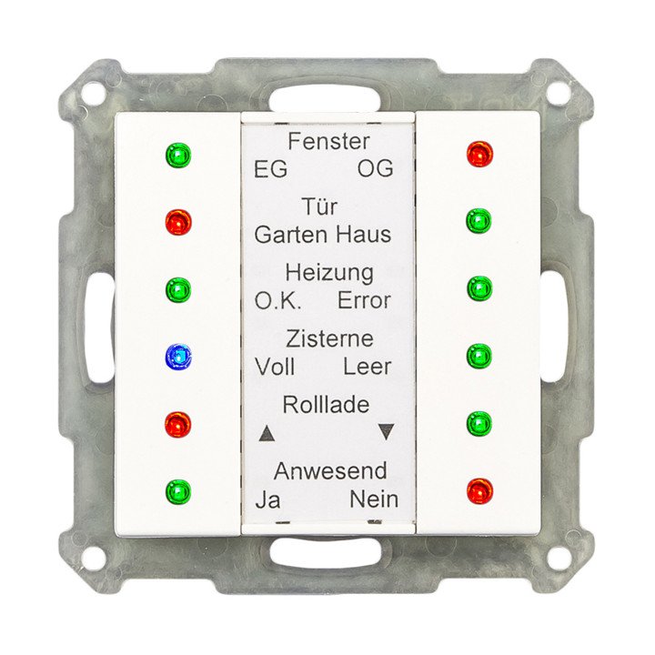 MDT SCN-LED55.01 LED-Anzeige 55 | reinweiß glänzend | AVS Domotec