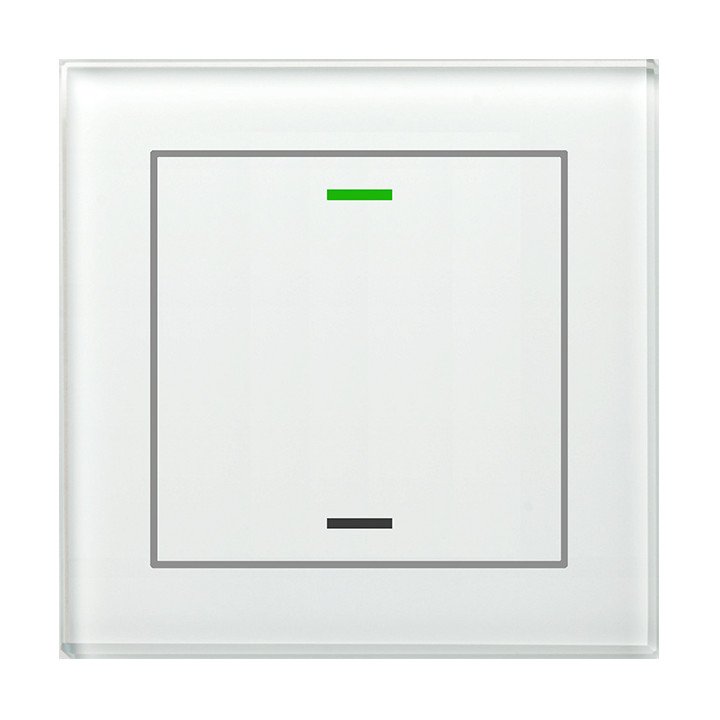 MDT BE-GTL1TW.01 KNX-Glastaster II Light m. Temperatursensor | 1-fach,