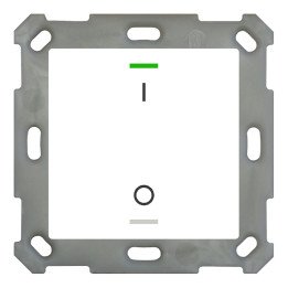 MDT BE-TAL5501.B1 KNX-Tastsensor Light 55 | 1-fach, IO-Symbol | reinwe