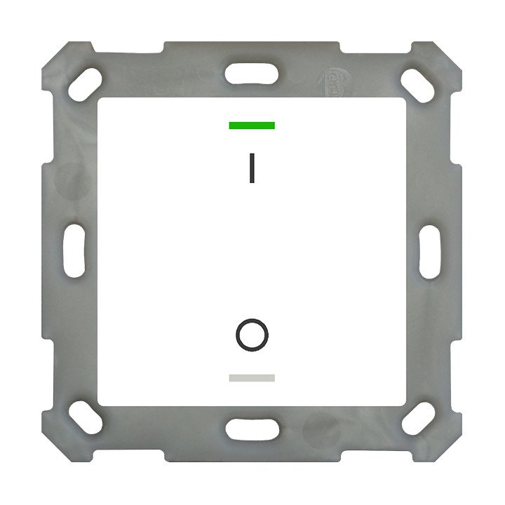 MDT BE-TAL5501.B1 KNX-Tastsensor Light 55 | 1-fach, IO-Symbol | reinwe