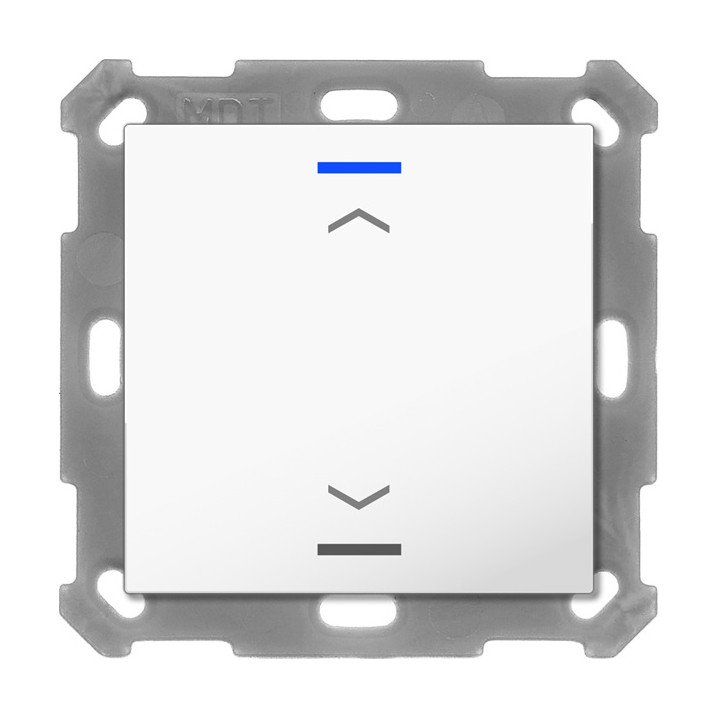 MDT BE-TAL55T1.A1 KNX-Tastsensor Light 55 m. Temperaturs. | 1-fach, Pf