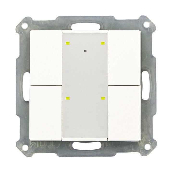 MDT RF-TA55A4.01 KNX-RF-Tastsensor | 4-fach | reinweiß glänzend | AVS 