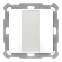 MDT BE-TA5502.02 KNX-Tastsensor 55 v2 | 2-fach | reinweiß matt | AVS D