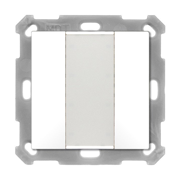 MDT BE-TA5502.02 KNX-Tastsensor 55 v2 | 2-fach | reinweiß matt | AVS D