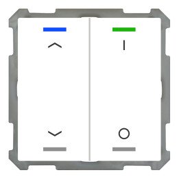 MDT BE-TAL6302.C1 KNX-Tastsensor Light 63 | 2-fach, Pfeile, IO | AVS D