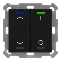 MDT BE-TAL550206.C1 KNX-Tastsensor Light 55 | 2-fach, Pfeile, IO | sch