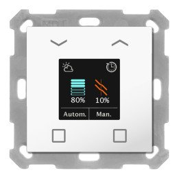 MDT BE-JTA5504.01 KNX-Jalousie-Tastsensor Smart 55 | 4-fach | reinweiß