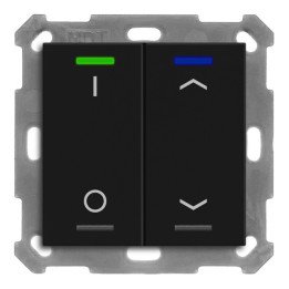 MDT BE-TAL55T206.D1 KNX-Tastsensor Light 55 m. Temperaturs. | 2-fach, 