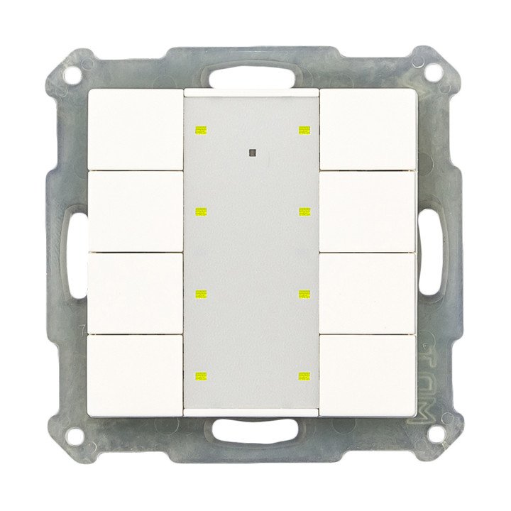 MDT RF-TA55A8.01 KNX-RF-Tastsensor | 8-fach | reinweiß glänzend | AVS 