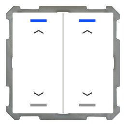 MDT BE-TAL6302.A1 KNX-Tastsensor Light 63 | 2-fach, Pfeile | AVS Domot