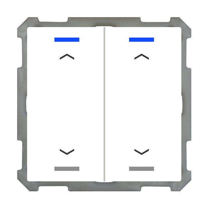 MDT BE-TAL6302.A1 KNX-Tastsensor Light 63 | 2-fach, Pfeile | AVS Domot