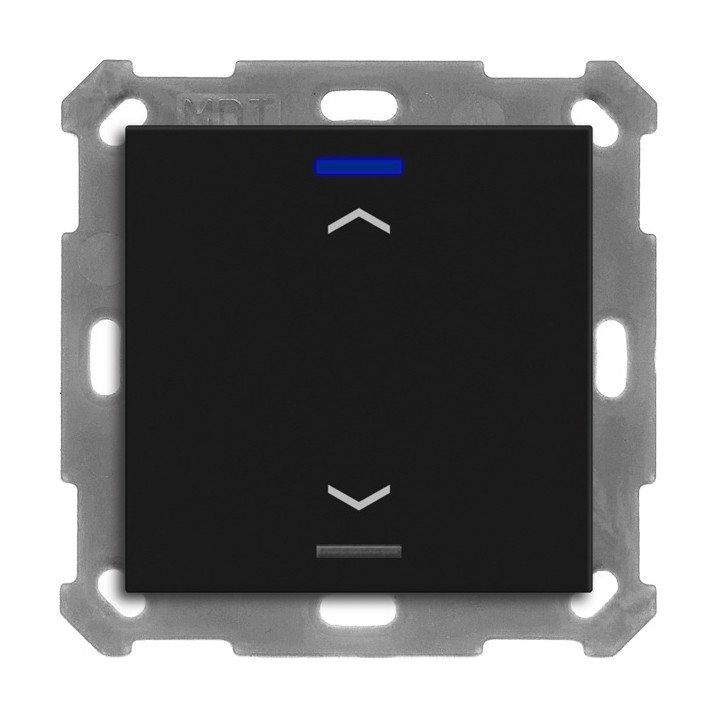 MDT BE-TAL550106.A1 KNX-Tastsensor Light 55 | 1-fach, Pfeile | schwarz
