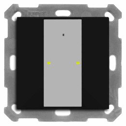 MDT BE-TA55P206.02 KNX-Tastsensor Plus UP v2 | 2-fach | schwarz matt |