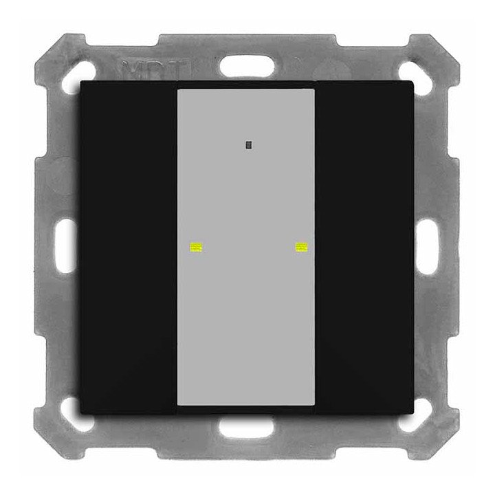 MDT BE-TA55P206.02 KNX-Tastsensor Plus UP v2 | 2-fach | schwarz matt |