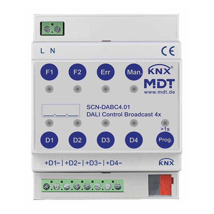 MDT SCN-DABC4.01 KNX-DALI-Gateway | Broadcast | AVS Domotec