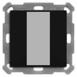 MDT BE-TA550206.02 KNX-Tastsensor 55 v2 | 2-fach | schwarz matt | AVS 