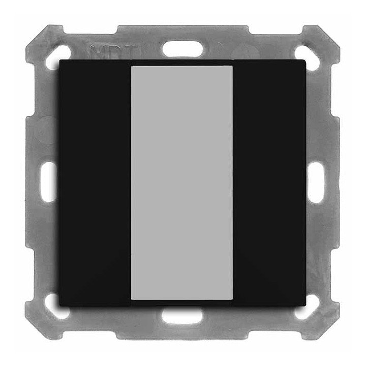 MDT BE-TA550206.02 KNX-Tastsensor 55 v2 | 2-fach | schwarz matt | AVS 