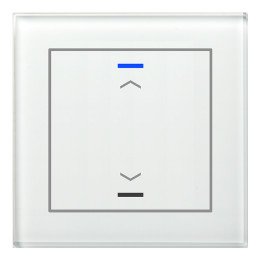 MDT BE-GTL10W.A1 KNX-Glastaster II Light | 1-fach, Pfeile | glas weiß 