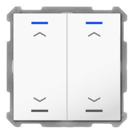 MDT BE-TAL63T2.A1 KNX-Tastsensor Light 63 m. Temperatursens. | 2-fach,