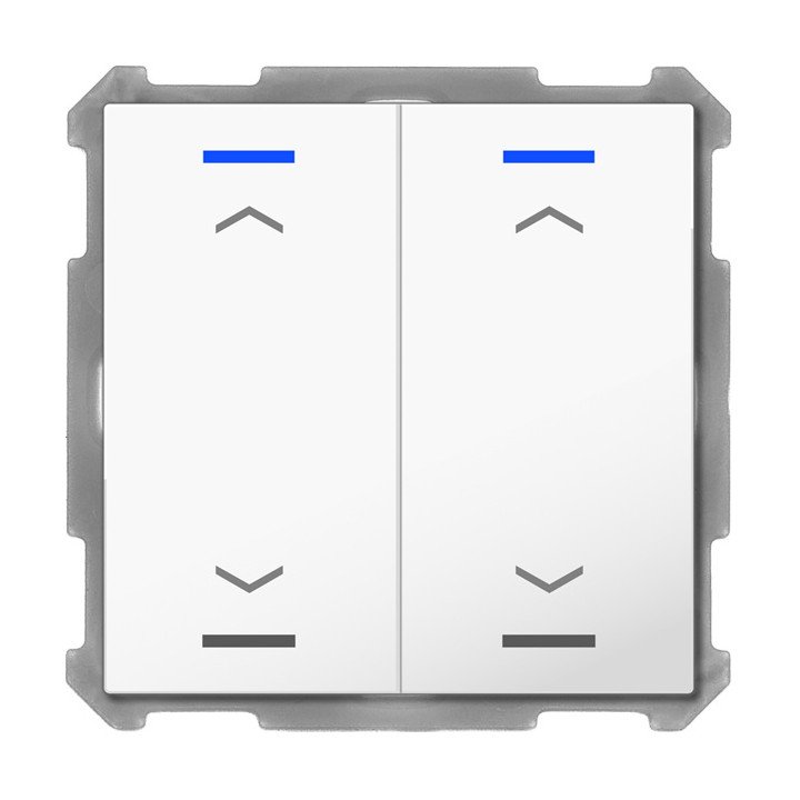 MDT BE-TAL63T2.A1 KNX-Tastsensor Light 63 m. Temperatursens. | 2-fach,