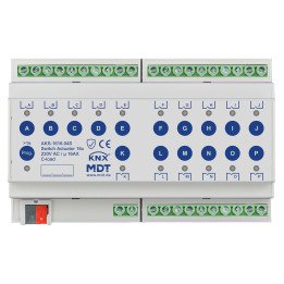 MDT AKS-1616.04S KNX-Schaltaktor Standard 16 A | 16-fach, Secure | AVS