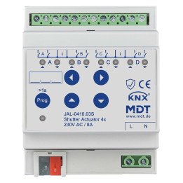 MDT JAL-0410.03S KNX Jalousieaktor 230 V | 4-fach, Secure | AVS Domote