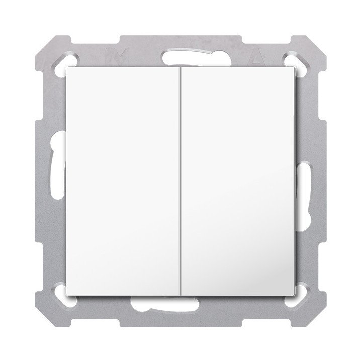MDT RF-TAL55B202.01S KNX-RF+Taster Light 55 Basic Secure | 2-fach, neu