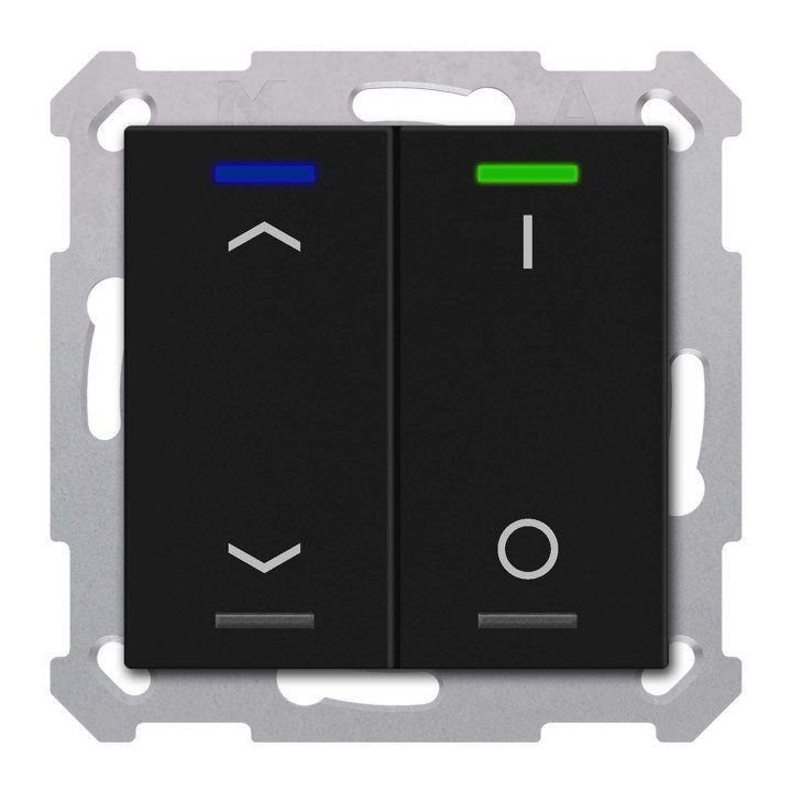 MDT TAL-5502C06.02S KNX-Tastsensor Light 55 | 2-fach, Pfeile, IO, Secu